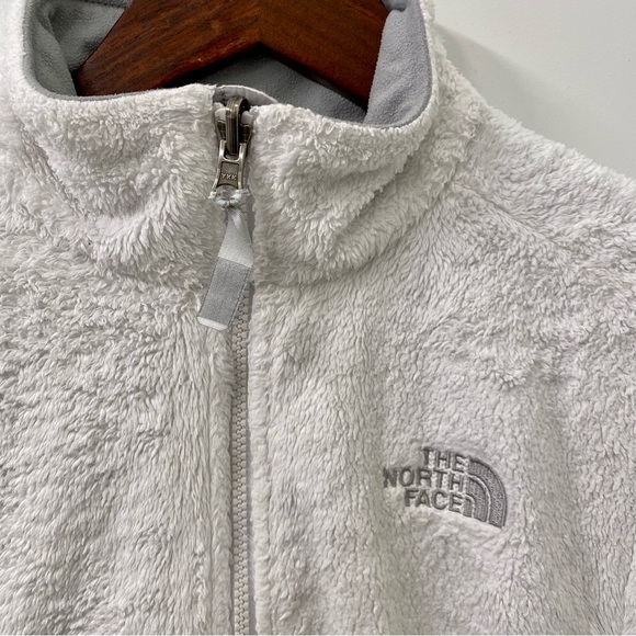The North Face White Full-Zip Fleece Jacket - Small - Picture 2 of 10
